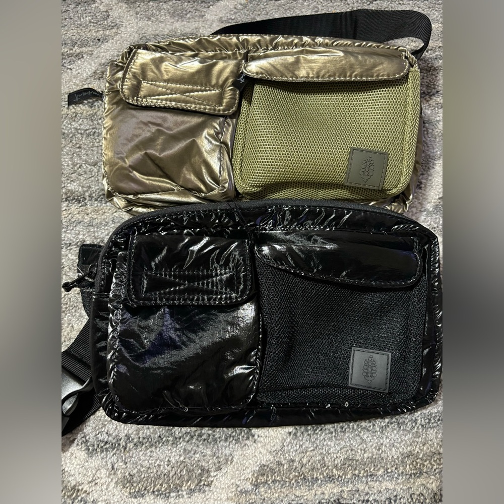 Free People Movement Courtside Cargo Sling Bag - Olive Green - Picture 2 of 2